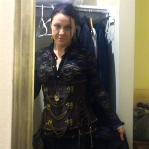 Brown Steampunk Underbust Corset